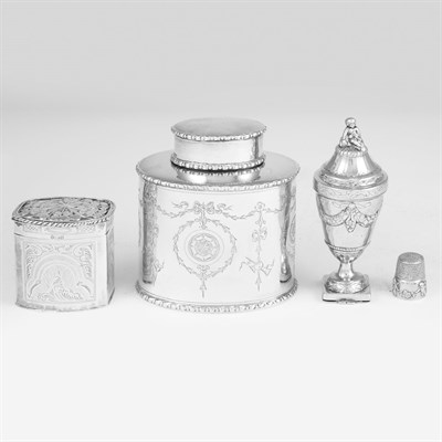 Lot 269 - Group of English and Continental Silver...