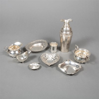 Lot 323 - Group of Sterling Silver Table Articles...