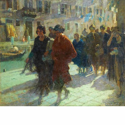 Lot 21 - Felice Castegnaro Italian, 1872-1958...