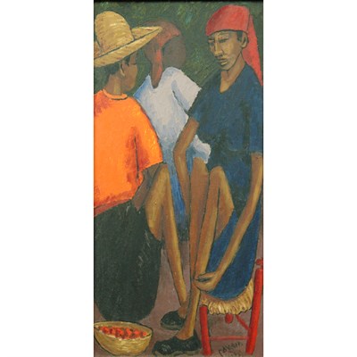 Lot 65 - Petion Savain Haitian, 1906-1975 Scenes of...