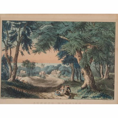 Lot 61 - Currier & Ives, publishers THE OLD OAKEN...