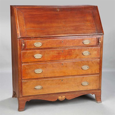 Lot 96 - Federal Inlaid Cherry Slant Front Desk New...