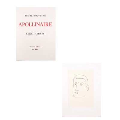 Lot 97 - Henri Matisse PORTRAIT OF APOLLINAIRE...