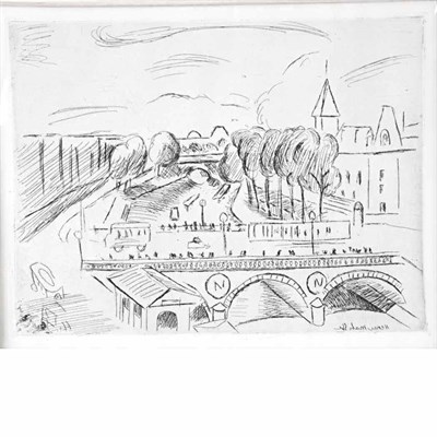 Lot 96 - Henri Matisse LE PONT SAINT-MICHEL Etching,...