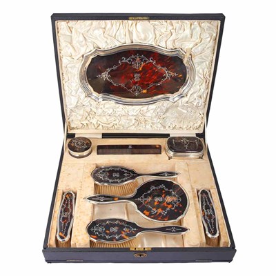 Lot 267 - George V Silver Mounted and Silver Inlaid Faux...