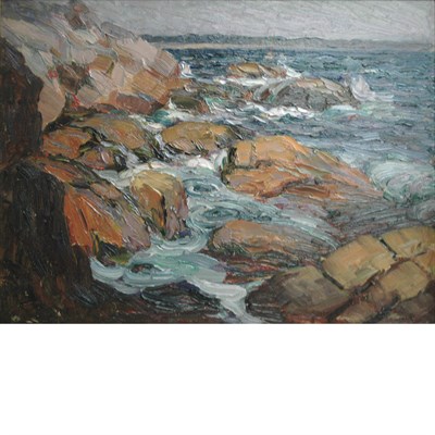 Lot 9 - Charles Basing American, 1865-1933 Rocks and...