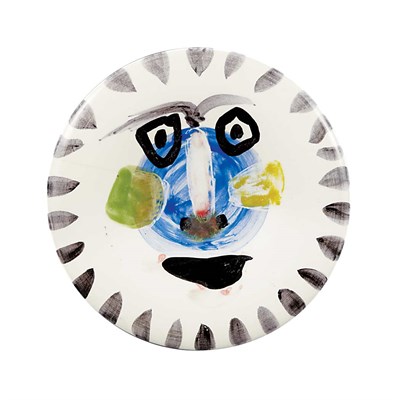 Lot 99 - Pablo Picasso FACE NO. 202 (A.R. 495) Painted...
