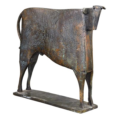 Lot 76 - Carlos Mata Spanish, 1949-2008 Bull Signed...