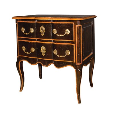 Lot 481 - Rococo Style Painted Commode Height 31 inches,...