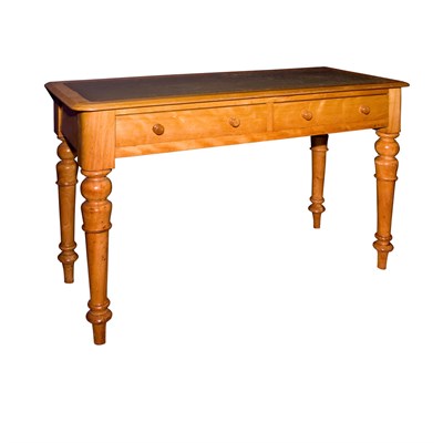 Lot 289 - Georgian Style Fruitwood Writing Desk Height...