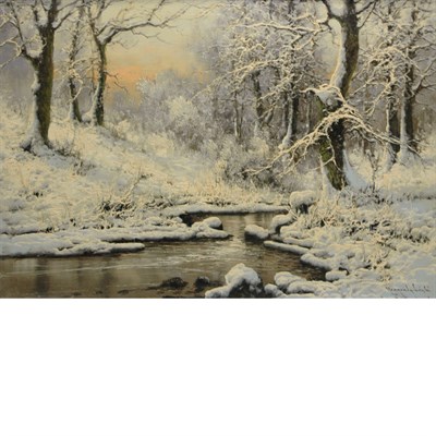 Lot 87 - Laszlo Neogrady Hungarian, 1896-1962 Snowy...