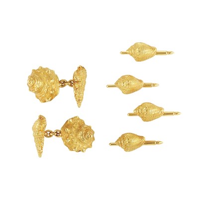 Lot 42 - Gold Shell Dress Set