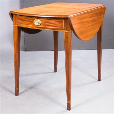 Lot 110 - Federal Inlaid Mahogany Pembroke Table Mid...