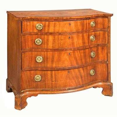 Lot 354 - George III Mahogany Chest of Drawers Third...