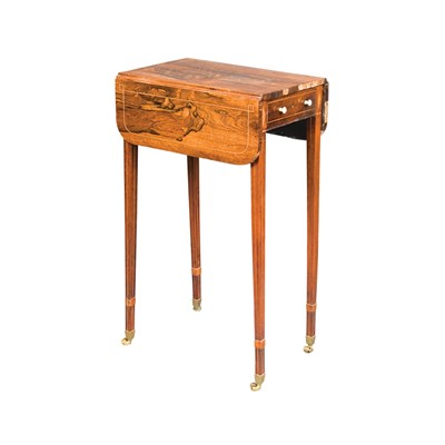 Lot 531 - Regency Rosewood Side Table Height 30 inches,...