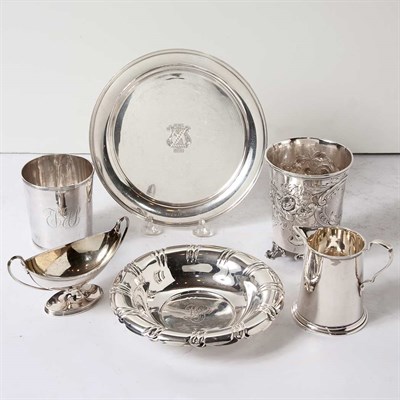 Lot 309A - Group of Sterling Silver Table Articles Total...