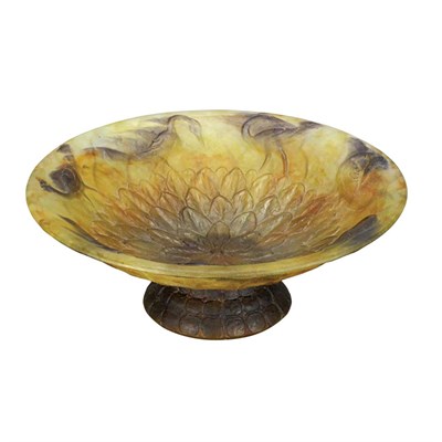 Lot 481 - G. Argy-Rousseau Pate-de-Cristal Console Bowl...
