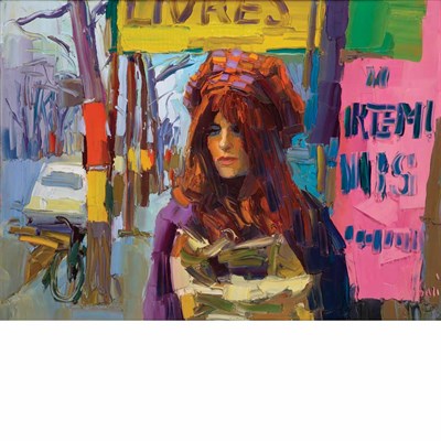 Lot 51 - Nicola Simbari Italian, b. 1927 Latin Quartier,...