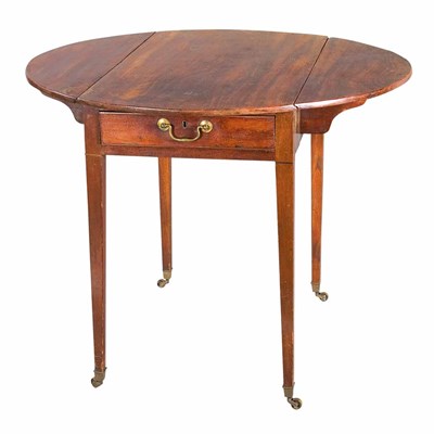 Lot 461 - Georgian Style Mahogany Pembroke Table Height...