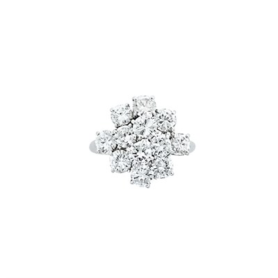 Lot 81 - Diamond Cluster Ring, Chaumet