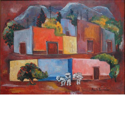 Lot 59 - Annette Nancarrow American, 1907-1991 Figures...