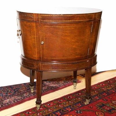 Lot 380 - Edwardian Mahogany Cellaret Height 28 inches,...