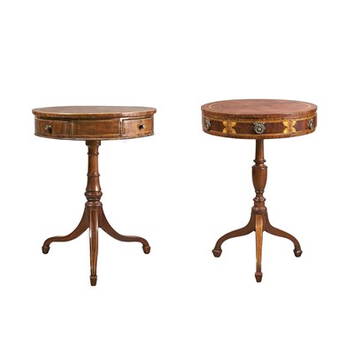 Lot 265 - Two Similar Regency Style Mahogany Side Tables...