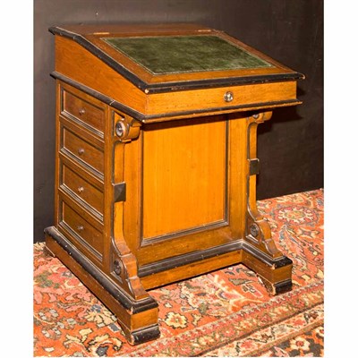Lot 274 - Victorian Style Davenport Height 31 inches,...