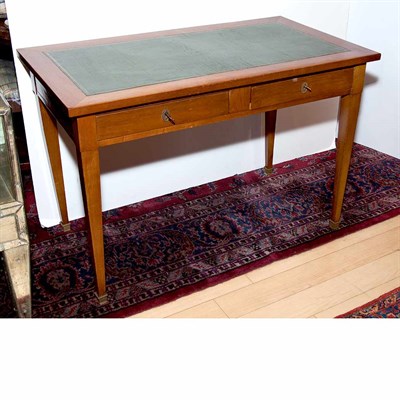 Lot 415 - Biedermeier Style Fruitwood Writing Table...