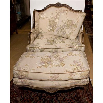 Lot 238 - Louis XV Style Walnut Duchesse Brisee
