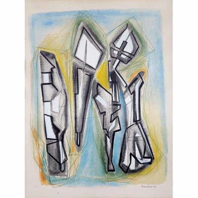 Lot 99 - Jimmy Ernst American, 1920-1984 Calligraphics,...