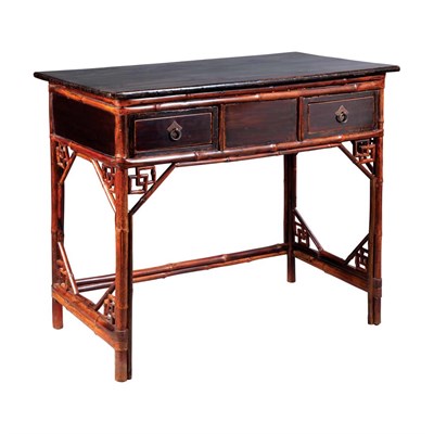 Lot 268 - Victorian Style Faux Bamboo Side Table Height...