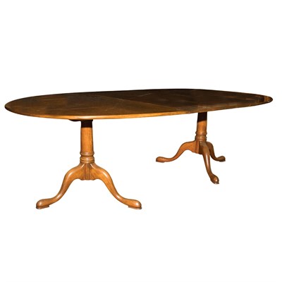 Lot 195 - George III Style Mahogany Double-Pedestal...