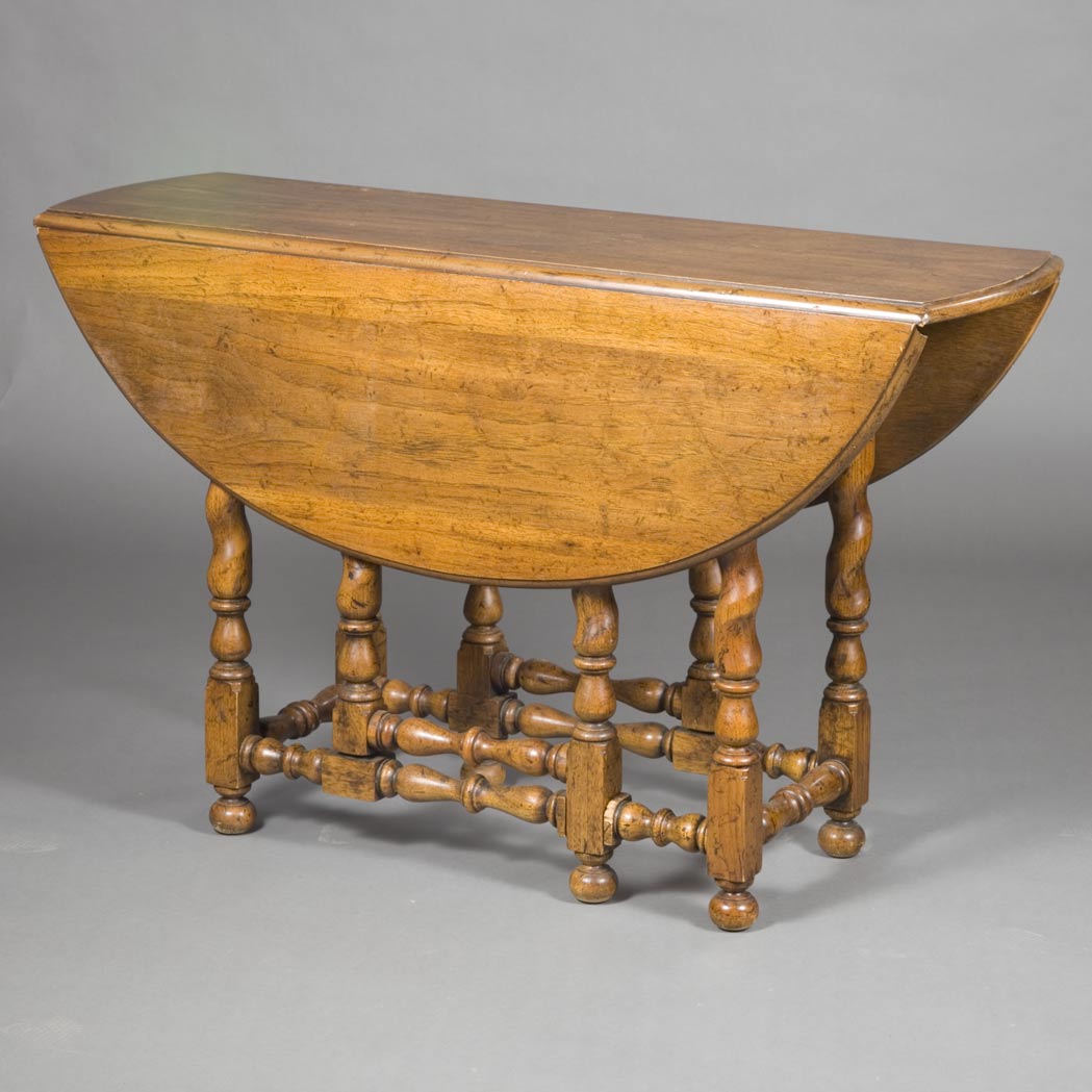 Lot 287 - English Oak Gate-Leg Table Height 28 inches,...