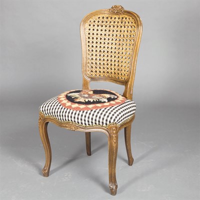 Lot 303 - Set of Four Provincial Louis XV Style Walnut...