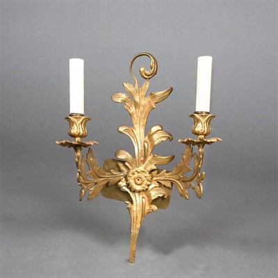 Lot 484 - Set of Four Louis XV Style Gilt-Bronze...