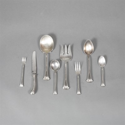 Lot 321 - Tuttle Sterling Silver Partial Flatware...