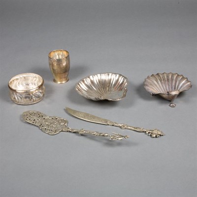 Lot 332 - Group of Silver Plated Table Articles...