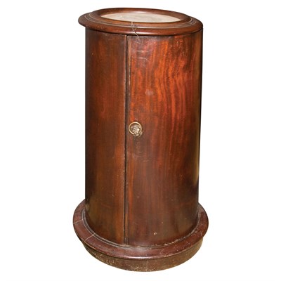 Lot 382 - Georgian Style Marble Top Mahogany Pot...