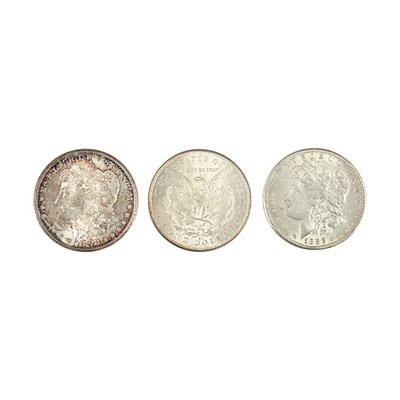 Lot 1168 - Morgan Dollar Group, 1878 to 1891