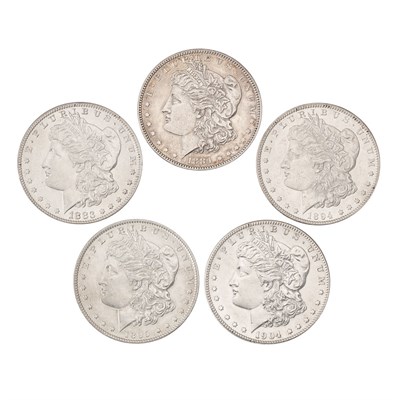 Lot 1173 - Peace Dollar Group, 1921 to 1935
