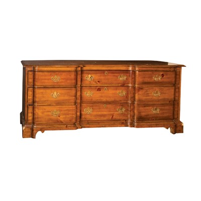 Lot 128 - George III Style Walnut Dresser Height 31...