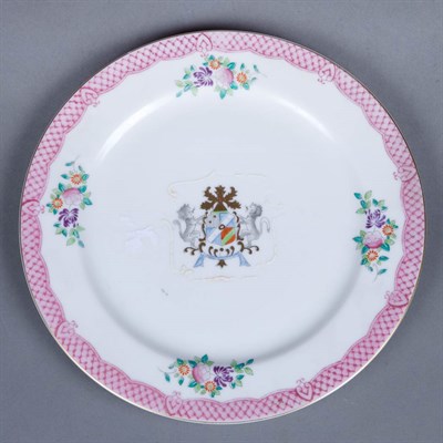 Lot 446 - Set of Twelve Chinese Export Style Armorial...
