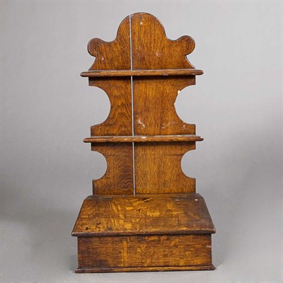 Lot 142 - Provincial Oak Knife Stand Height 24 inches.