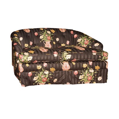 Lot 152 - Upholstered Settee Length 55 inches.