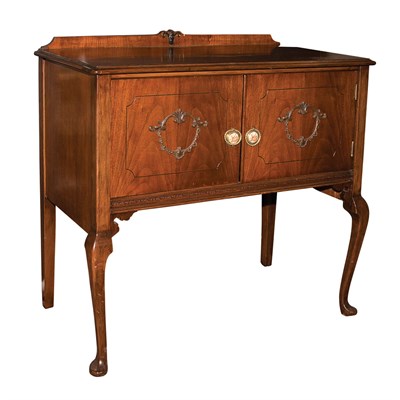 Lot 204 - Victorian Style Mahogany Side Cabinet Height...