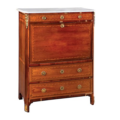 Lot 487 - Louis XVI Gilt-Bronze Mounted Tulipwood,...