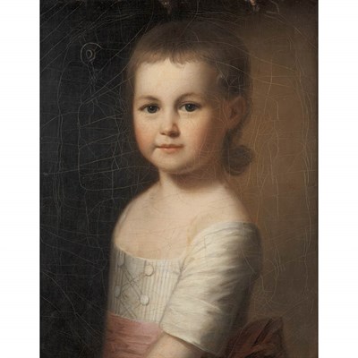 Lot 2 - Manner of John Singleton Copley Portrait of a...