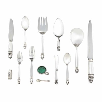 Lot 298 - Georg Jensen Sterling Silver Flatware Service...