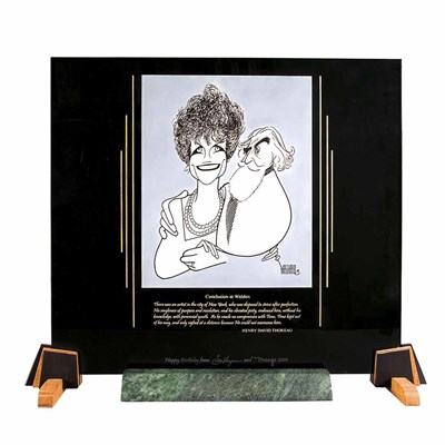 Lot 179 - Commemorative Etched Glass Plaque of a...